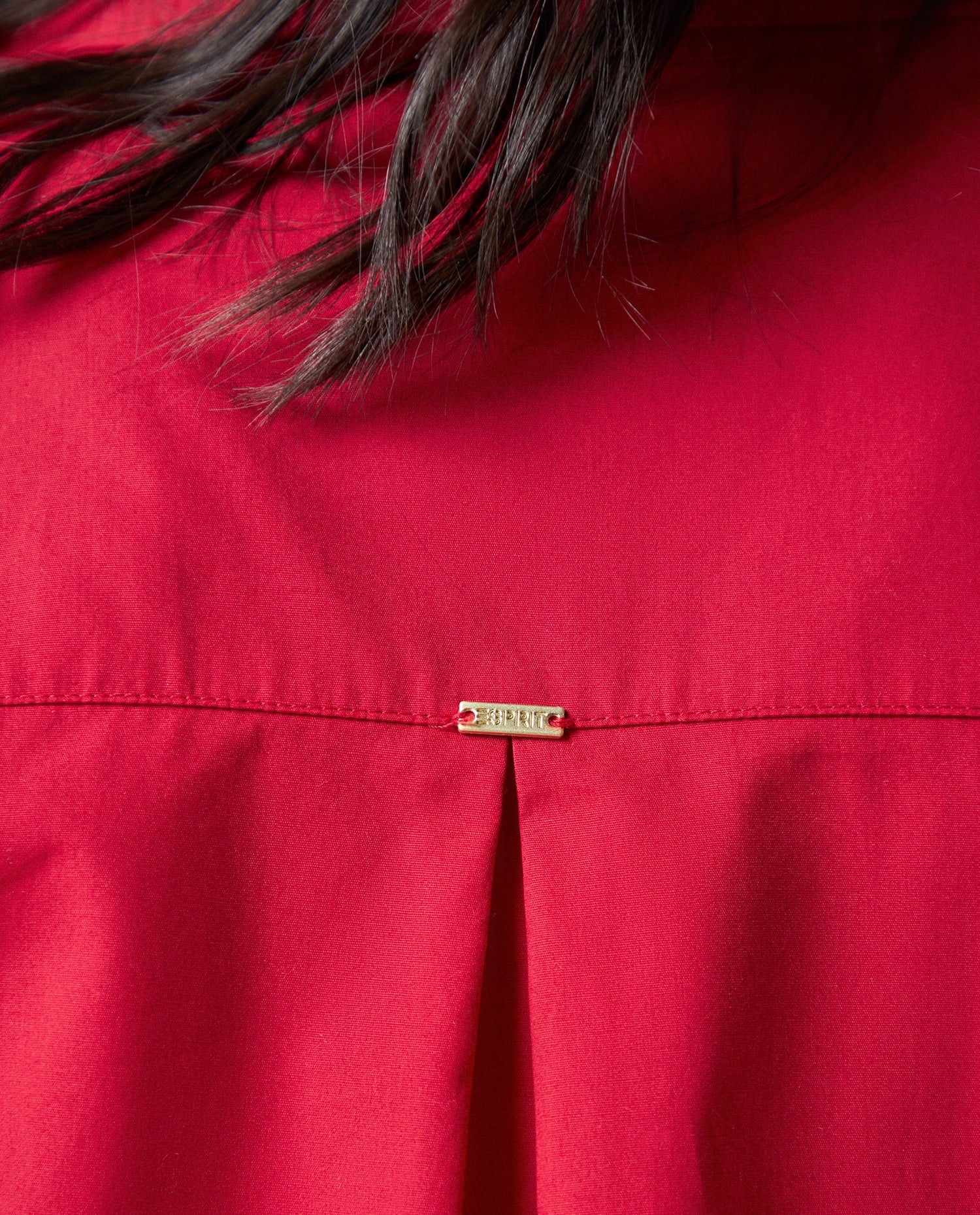 Camisa manga larga algodón - Rojo