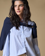 Camisa manga larga clásica - Azul
