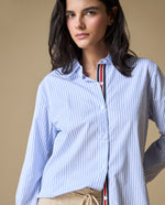 Camisa manga larga clásica - Azul