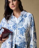 Camisa Neru Manga Larga Estampada - Crudo
