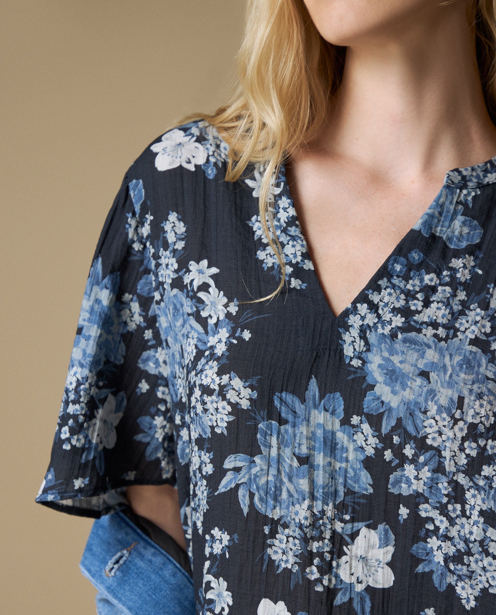 Camisa Manga Corta Floral - Azul 34_613H036_AZU193937_3