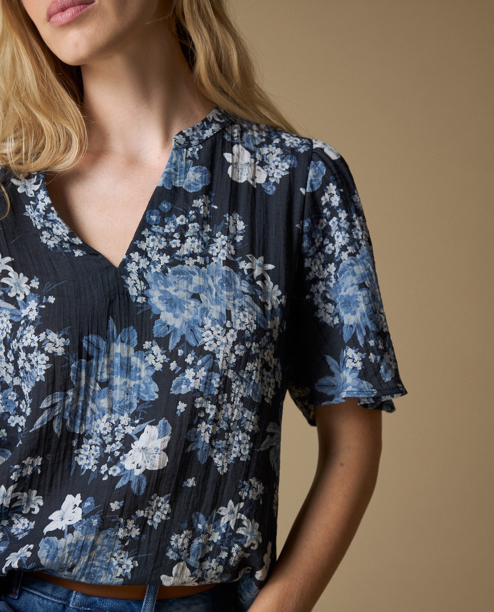 Camisa Manga Corta Floral - Azul 34_613H036_AZU193937_4