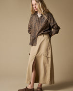 Camisa Manga Larga Animal Print - Verde 34_613H037_VER170517_0