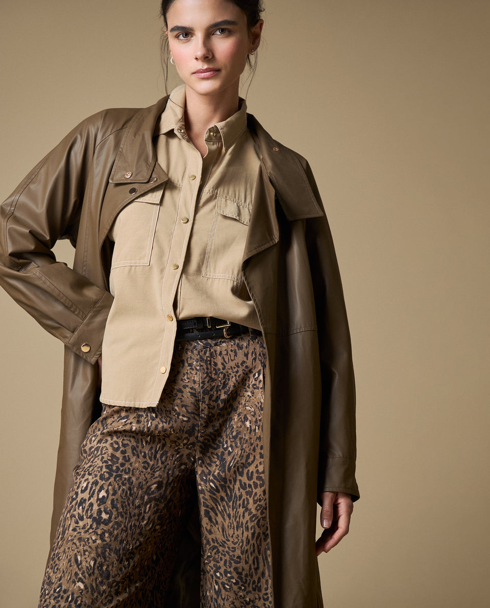 Camisa Manga Larga Beige - Beige 34_613H042_BEI171022_8