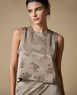 Camisa manga sisa floral - Gris 34_613H045_GRI181110_0