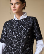 Camisa encaje botones ocultos - Negro 34_613H046_NEG190303_0