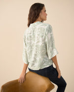 Camisa manga 3/4 para mujer - Verde