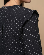 Camisa con bolero en hombros para mujer - Negro