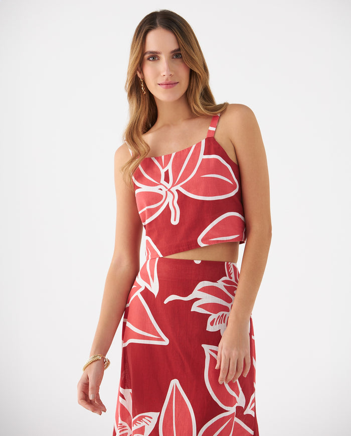 Camisa con estampado a rayas para mujer - Rosa 34_619F009_ROS171644_0