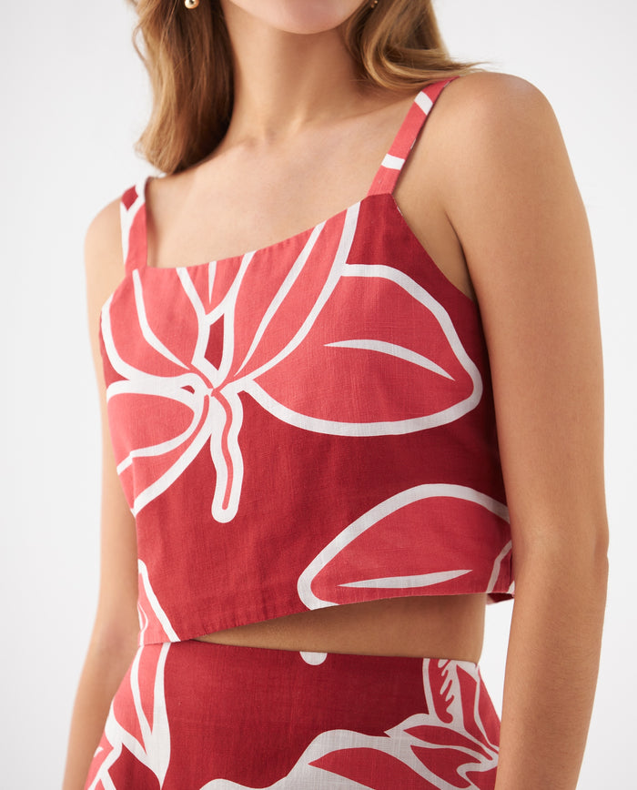 Camisa con estampado a rayas para mujer - Rosa 34_619F009_ROS171644_3