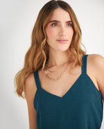 Camisa manga sisa para mujer - Verde