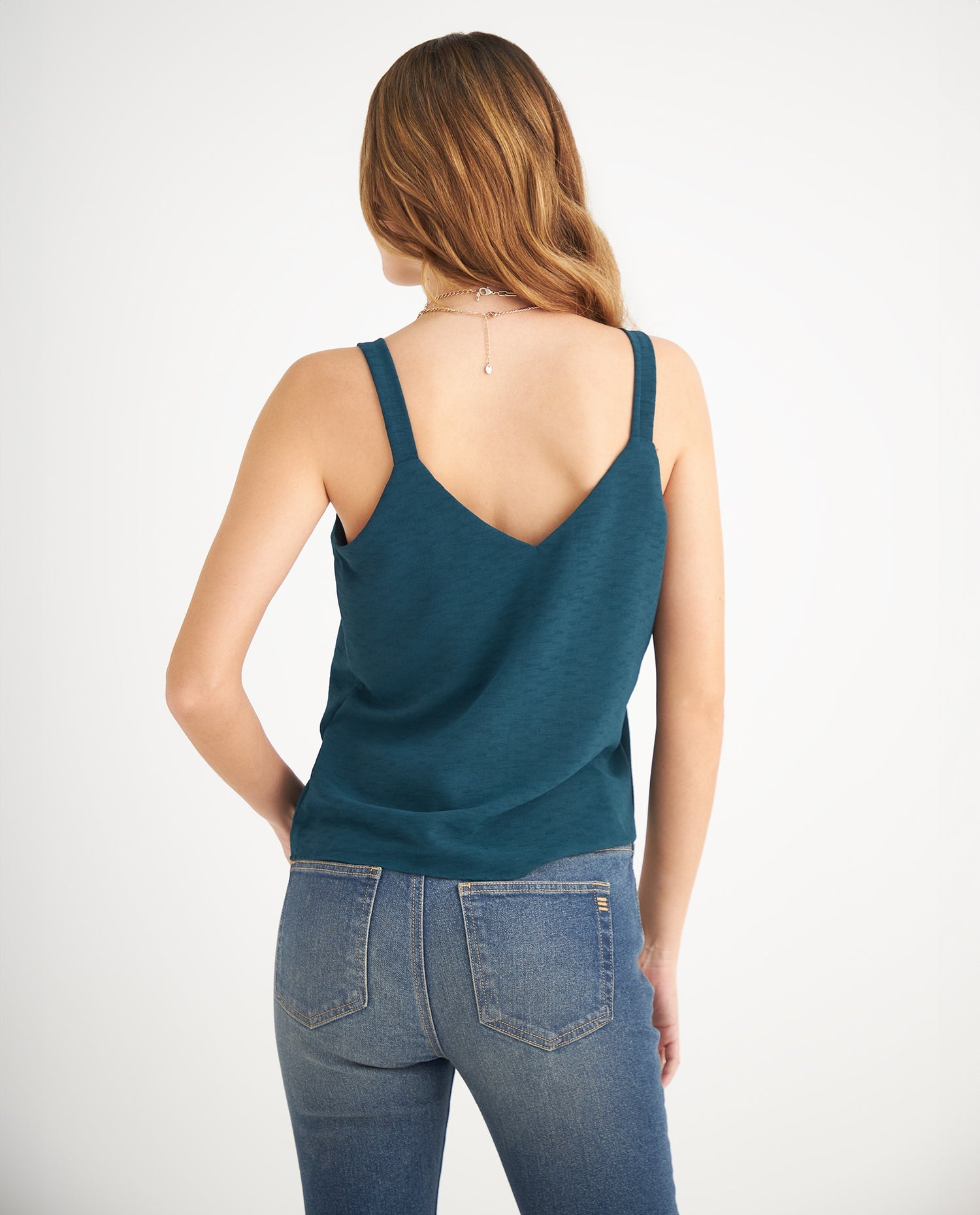 Camisa manga sisa para mujer - Verde