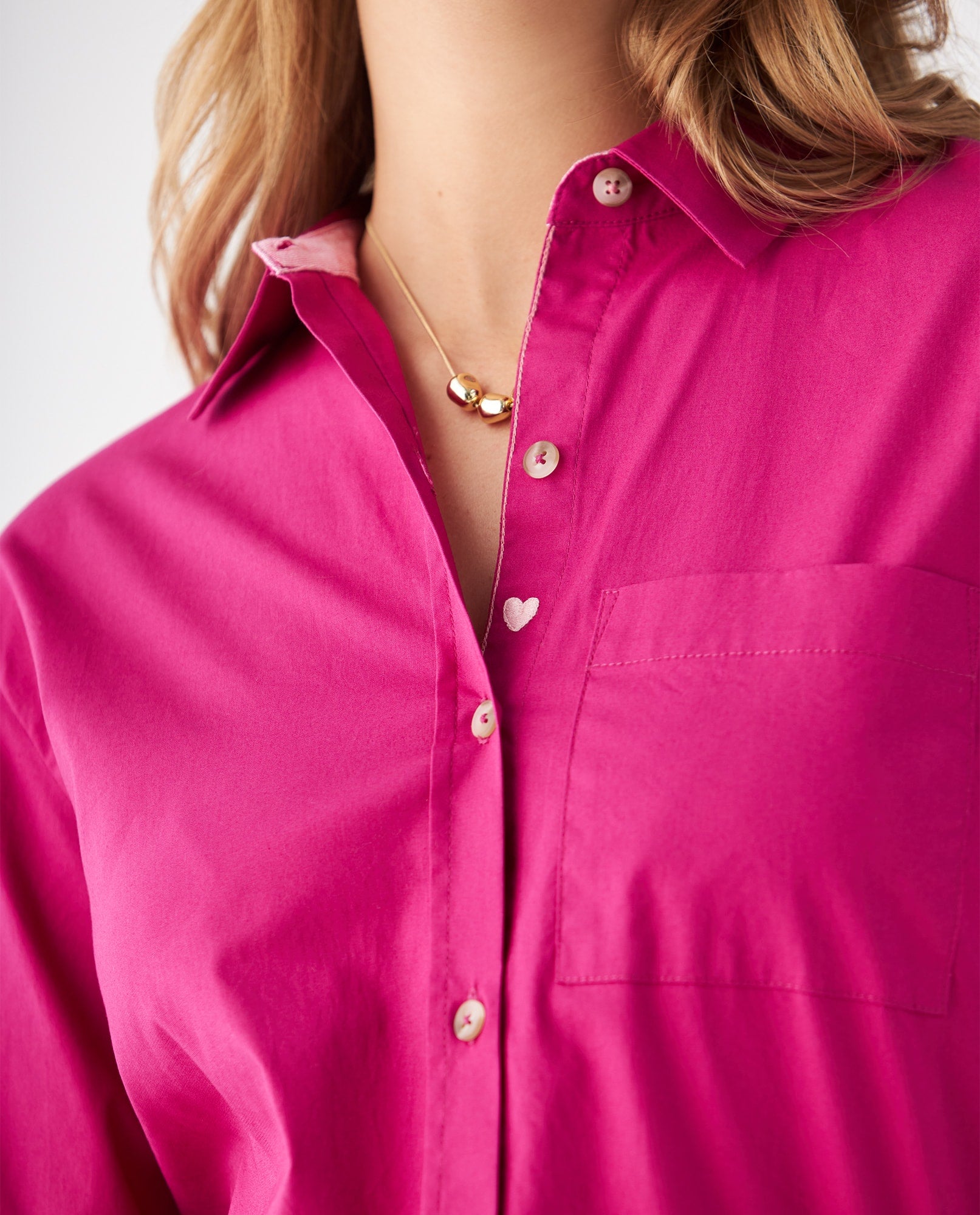 Camisa con bolsillo de parche para mujer - Morado 34_619F022_MOR182527_3