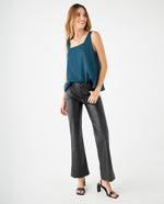 Camisa escote recto para mujer - Verde