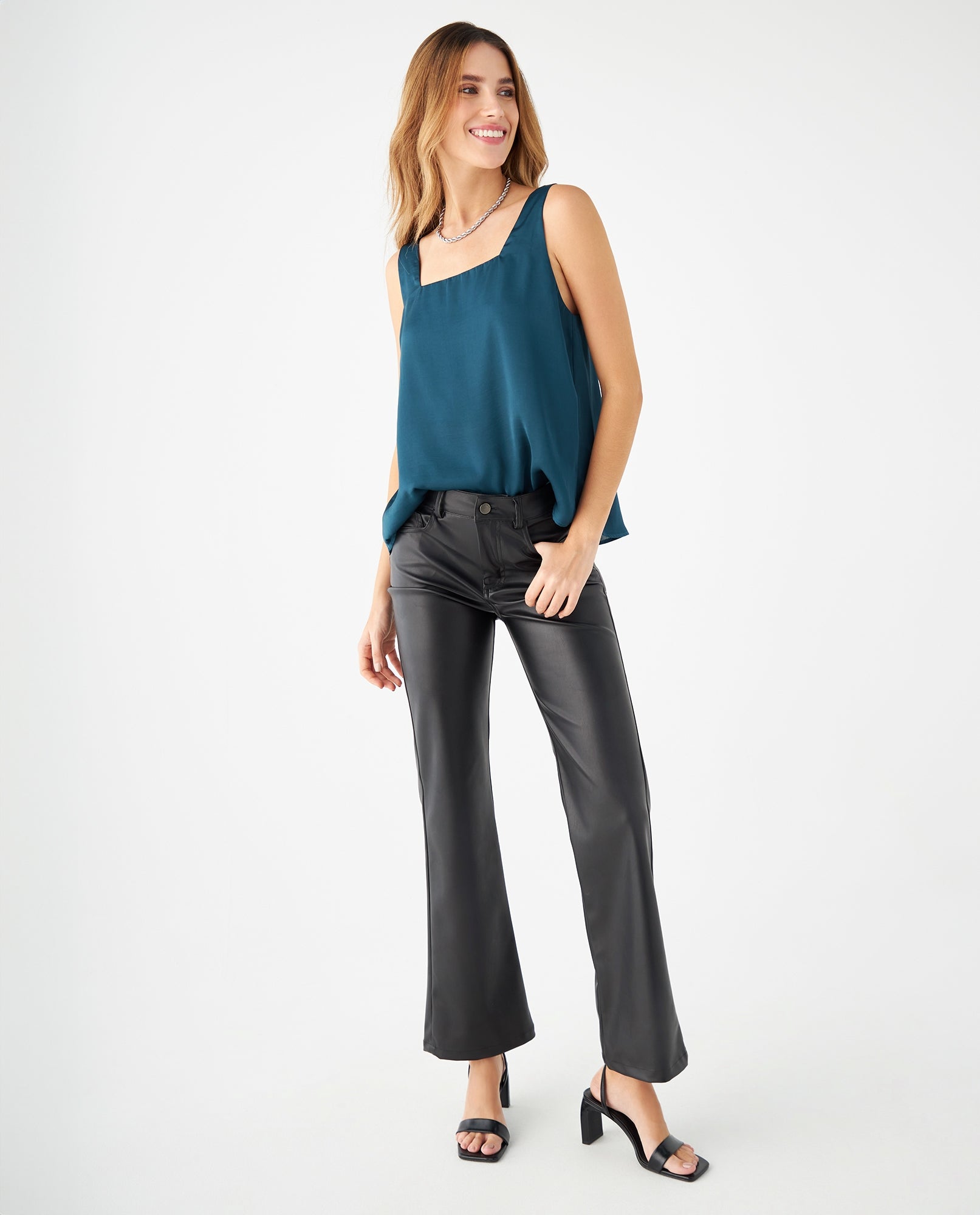 Camisa escote recto para mujer - Verde 34_619F059_VER194524_6