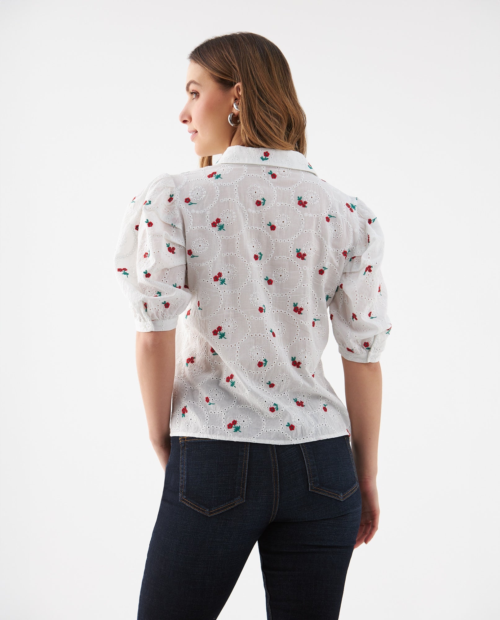 Camisa manga corta para mujer - Crudo 34_619F086_CRU110607_4