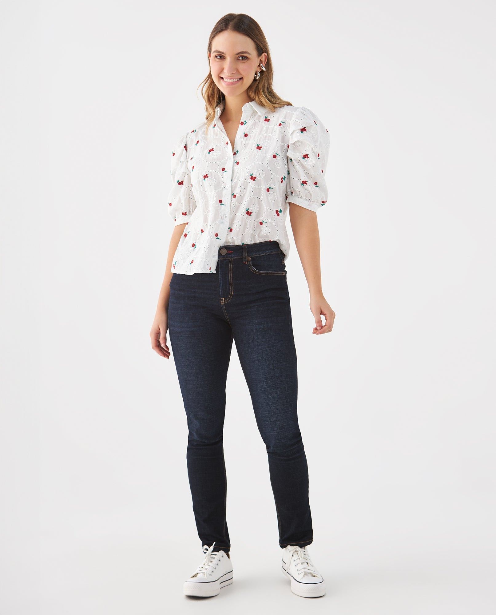 Camisa manga corta para mujer - Crudo 34_619F086_CRU110607_5