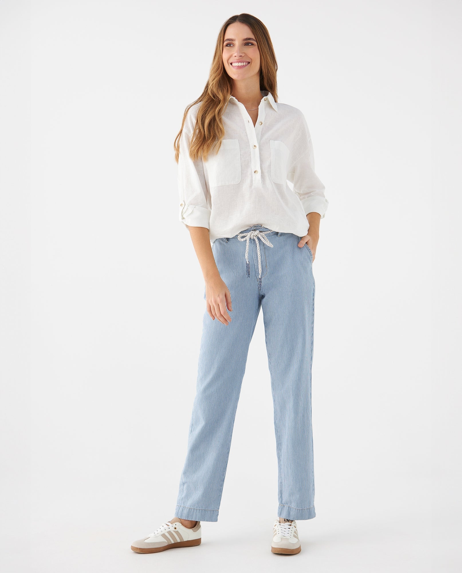 Camisa de diseño clásico para mujer - Crudo 34_619F091_CRU110602_5