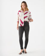 Camisa con estampado natural para mujer - Crudo