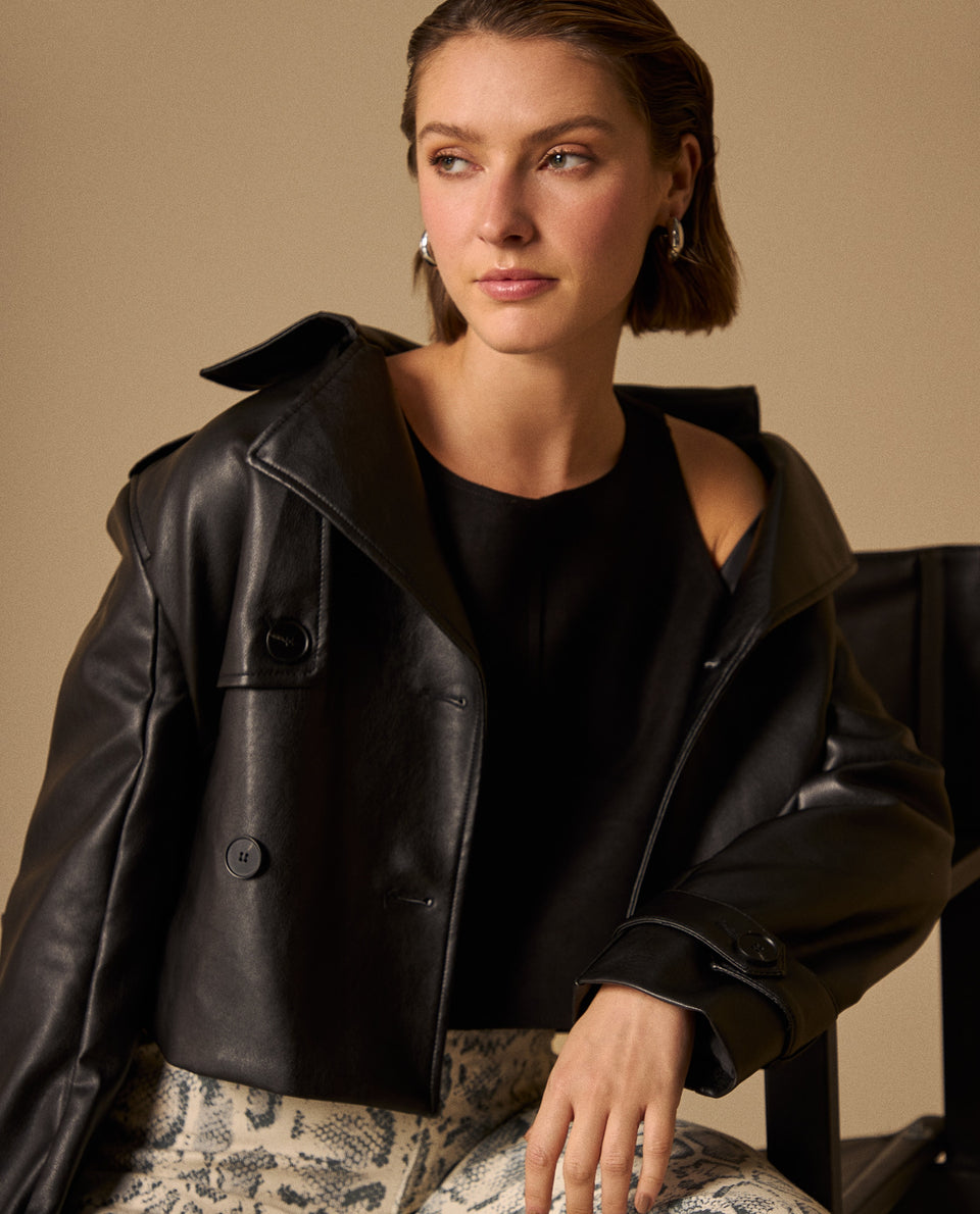 Camisa Negra con Costura Central - Negro 34_619G045_NEG193713_5