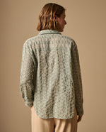 Camisa con Bordado Inglés Calado - Verde