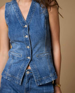 Camisa denim manga sisa V - Azul 34_619H001_AZU134110_0