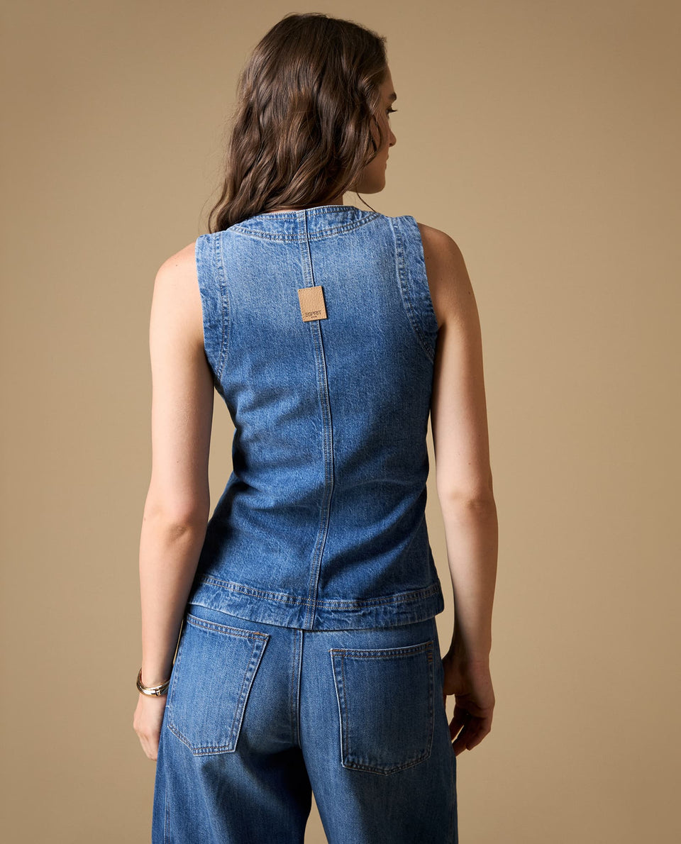 Camisa denim manga sisa V - Azul 34_619H001_AZU134110_5