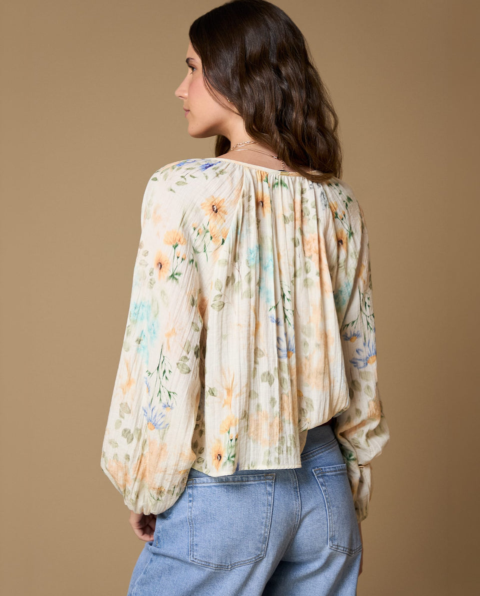 Camisa manga larga floral suelta - Crudo 34_619H002_CRU114201_5