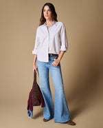 Camisa manga larga rayas popelina - Beige 34_619H017_BEI161212_3