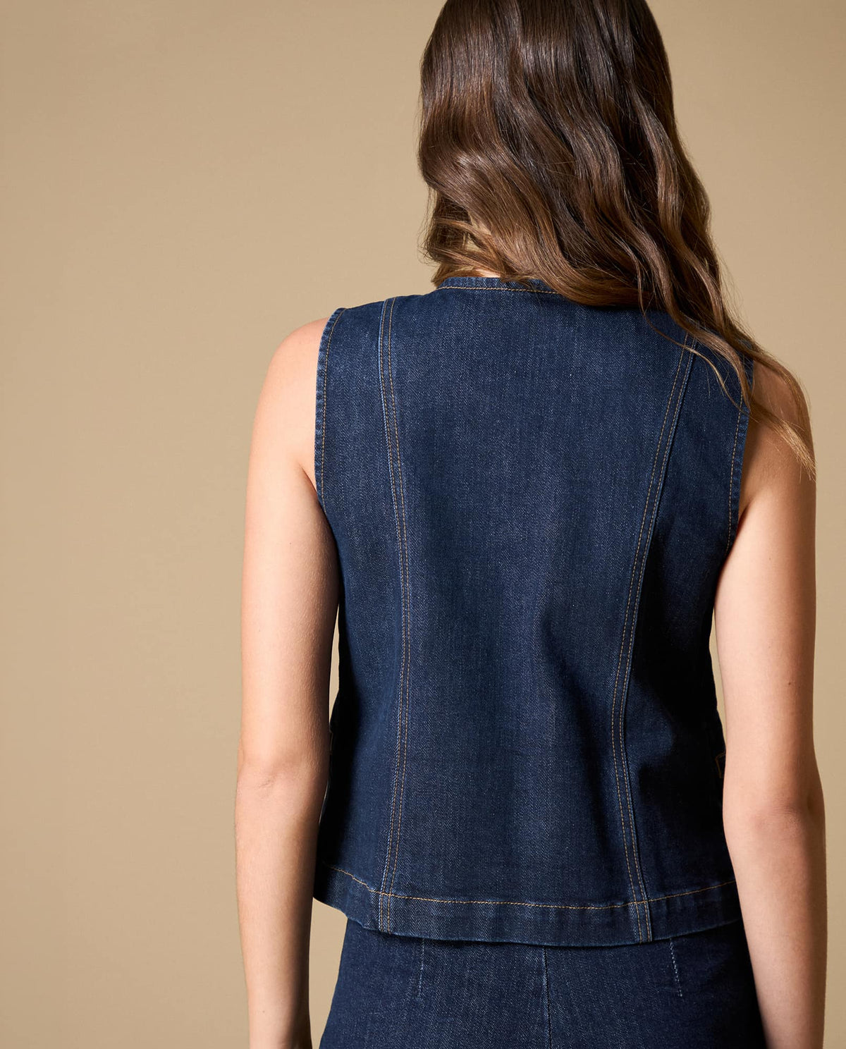 Camisa en denim manga sisa - Azul 34_619H021_AZU193933_5