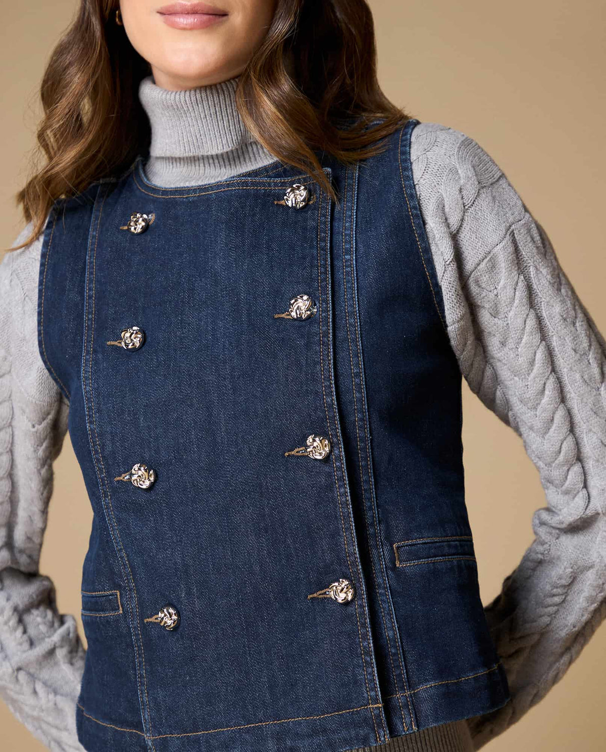 Camisa en denim manga sisa - Azul 34_619H021_AZU193933_6