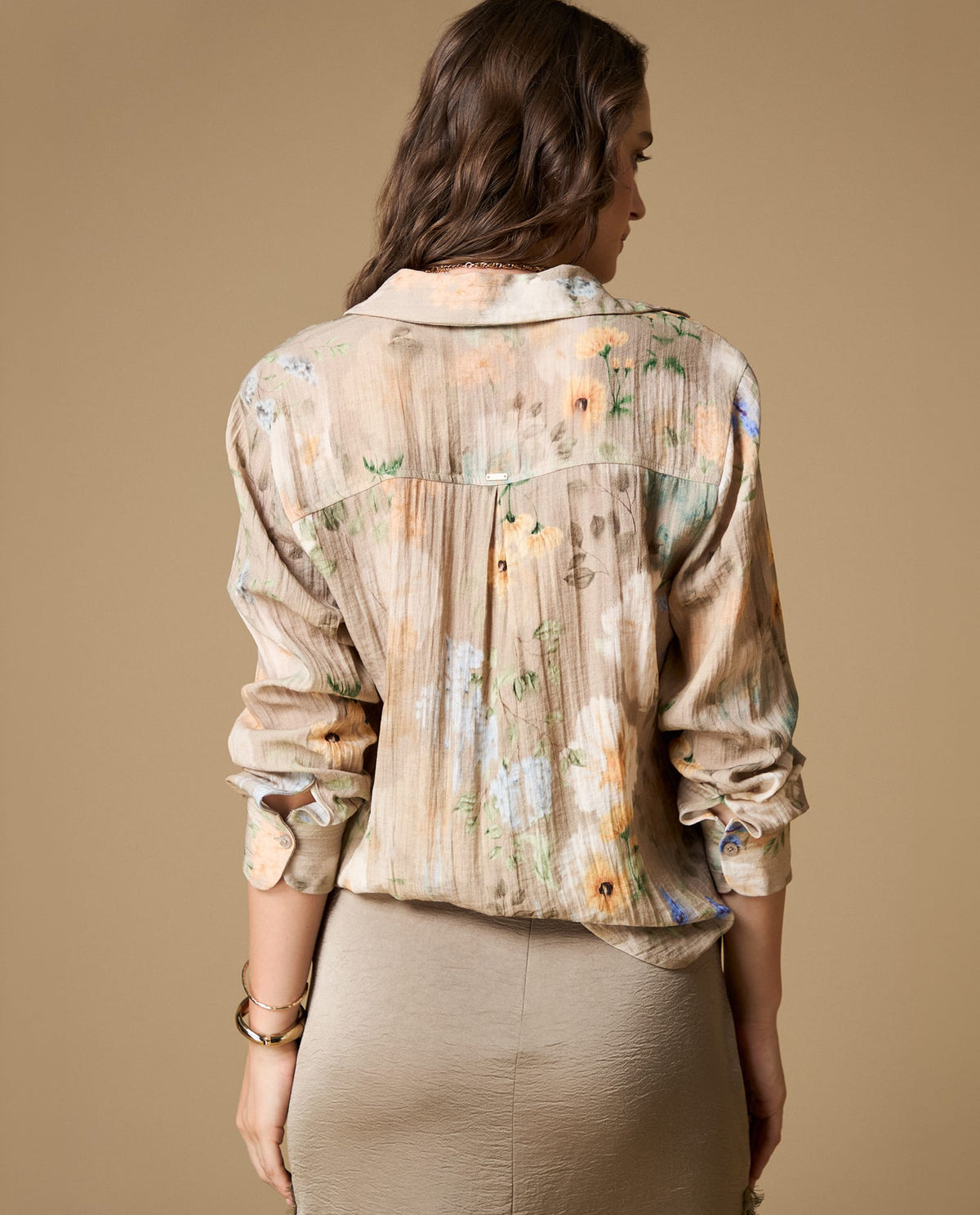 Camisa manga larga floral ligera - Crudo 34_619H023_CRU114201_5