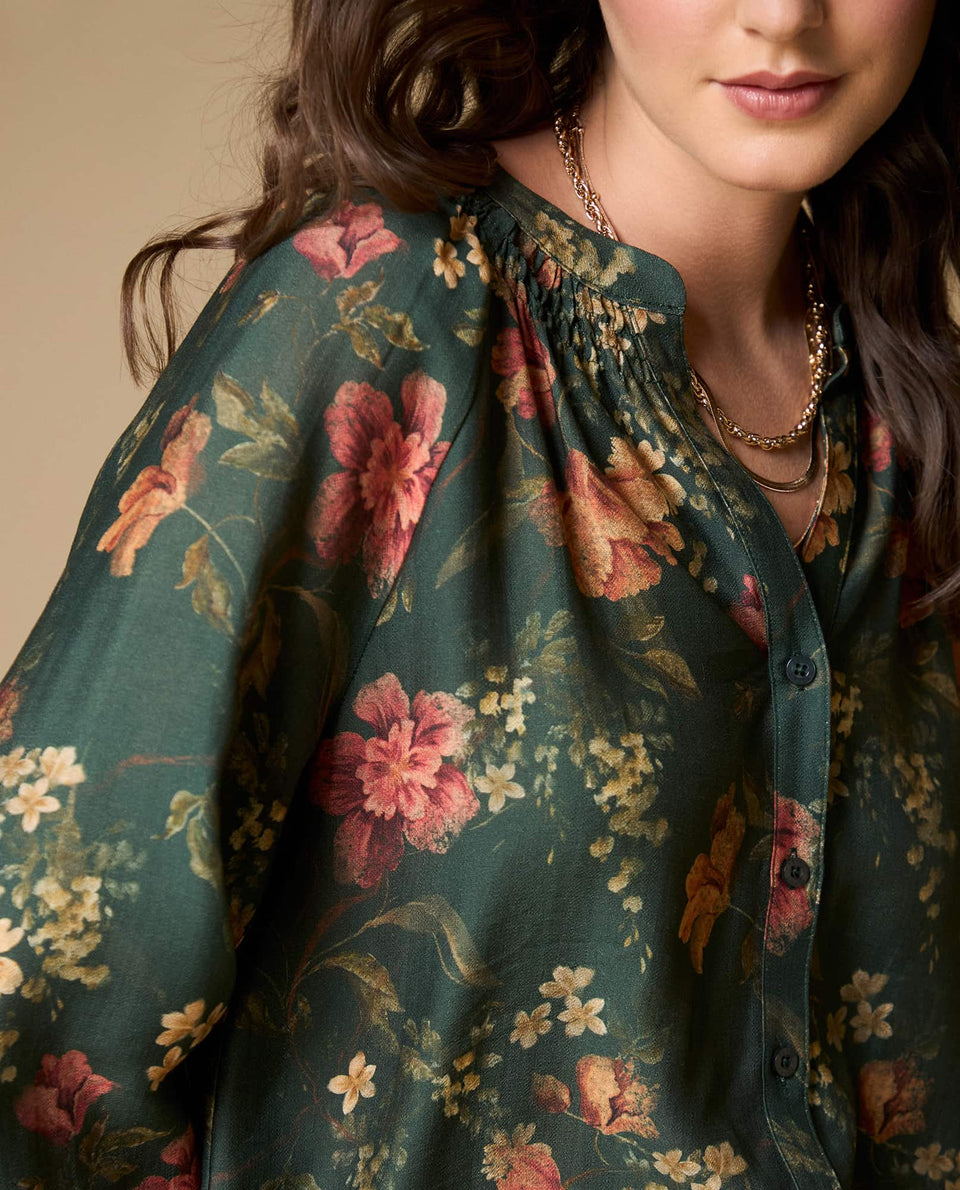 Camisa manga larga floral verde - Verde 34_619H026_VER195408_4
