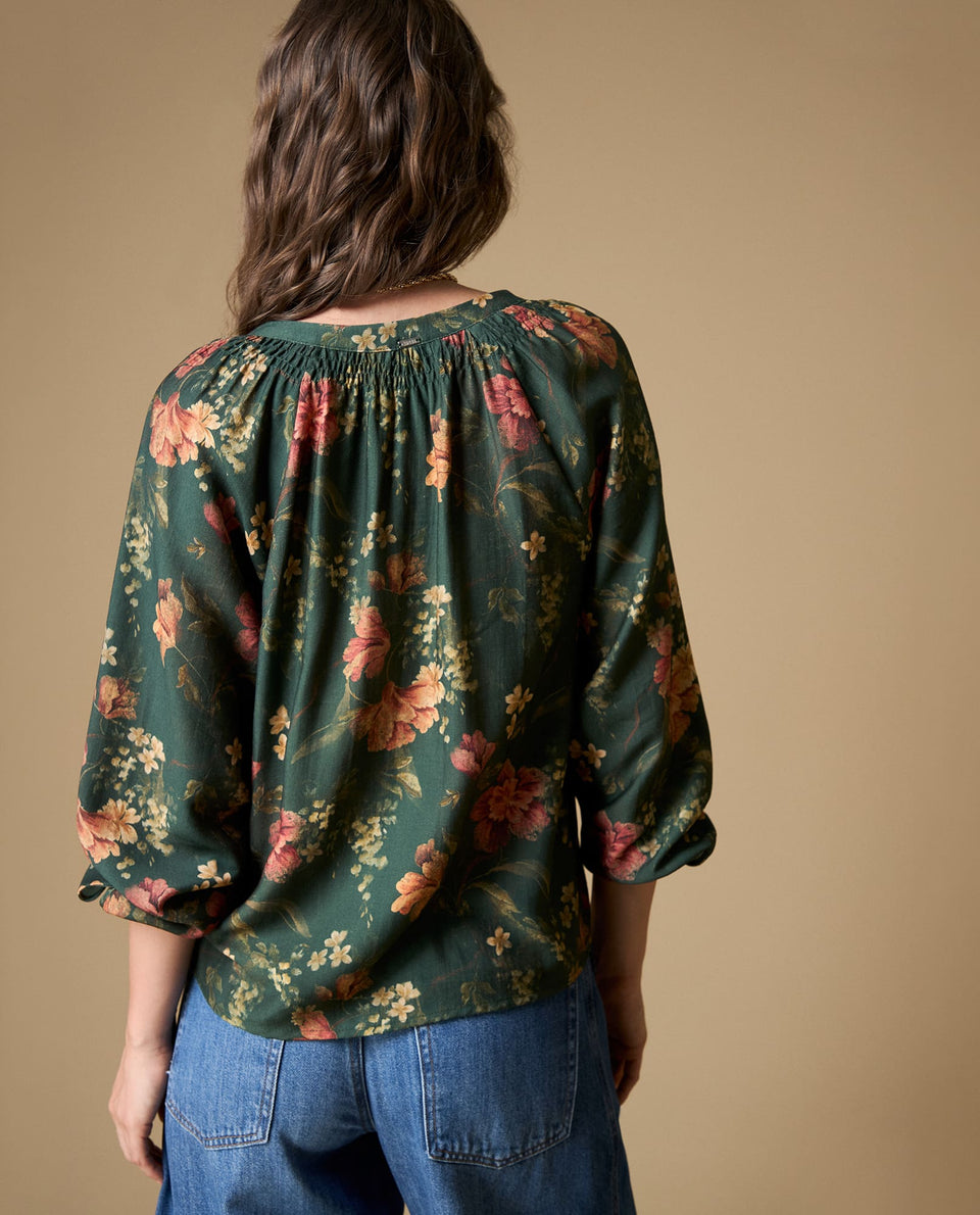 Camisa manga larga floral verde - Verde 34_619H026_VER195408_5
