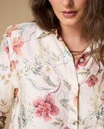 Camisa manga larga floral vintage - Beige 34_619H027_BEI131105_4