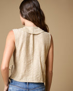 Camisa manga sisa lazo lateral - Beige 34_619H028_BEI131105_5