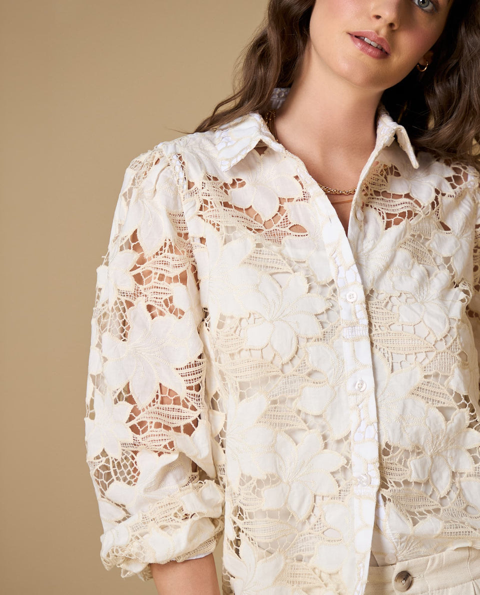 Camisa calada manga 3/4 - Crudo 34_619H029_CRU114201_6
