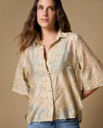 Camisa bordada manga corta - Beige 34_619H030_BEI131105_4