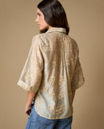 Camisa bordada manga corta - Beige 34_619H030_BEI131105_5