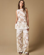 Camisa manga sisa bordada floral - Crudo 34_619H031_CRU114201_0