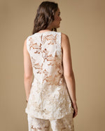 Camisa manga sisa bordada floral - Crudo 34_619H031_CRU114201_5
