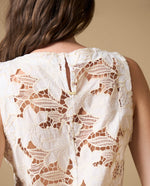 Camisa manga sisa bordada floral - Crudo 34_619H031_CRU114201_7