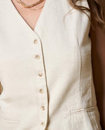 Camisa manga sisa cuello V - Crudo 34_619H032_CRU114201_4