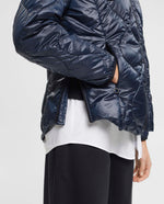 Chaqueta con capucha para mujer - Azul