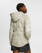 Chaqueta con capucha para mujer - Gris