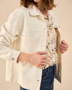 Chaquetas con cortes decorativos para mujer - Blanco 34_622G001_BLA114202_5