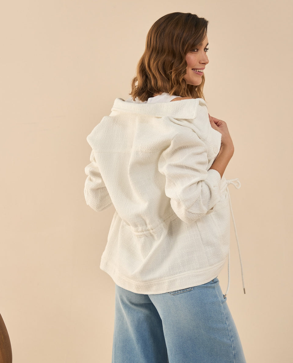 Chaqueta tejida para mujer - Blanco 34_622G220_BLA120601_4