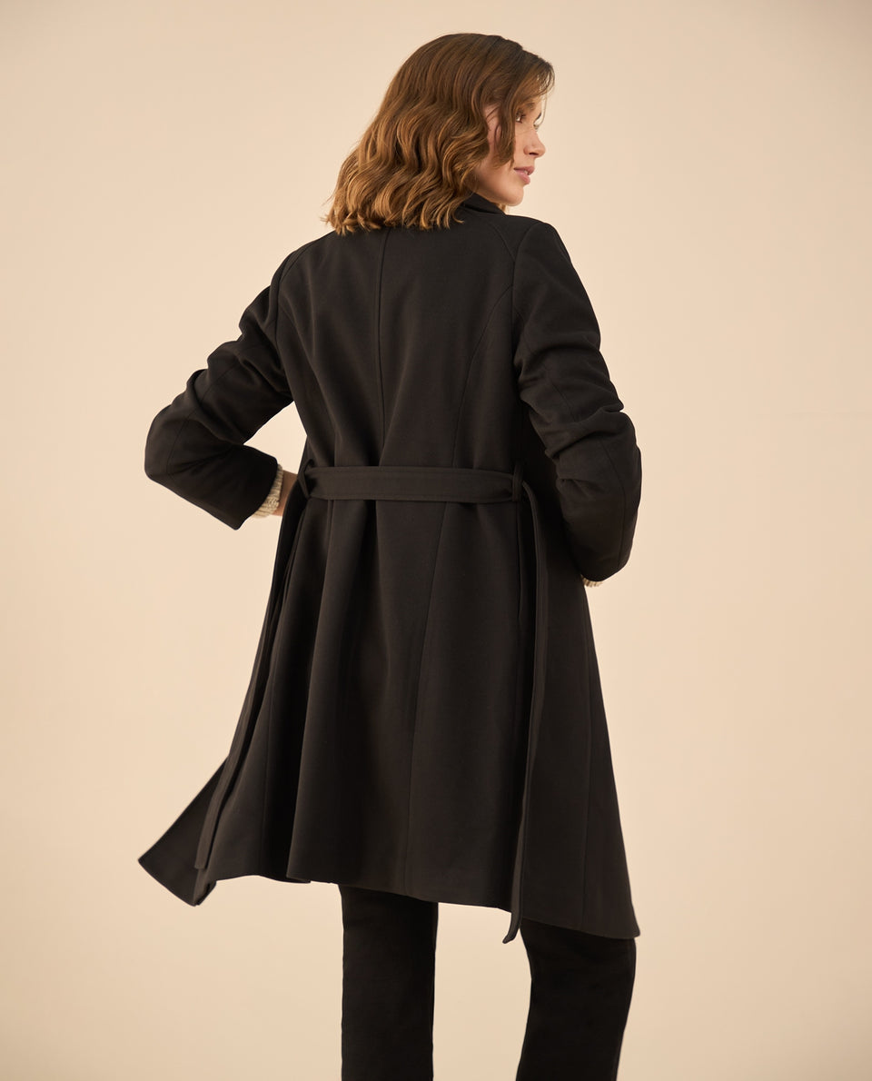 Chaqueta tipo abrigo para mujer - Negro 34_622G221_NEG190303_6