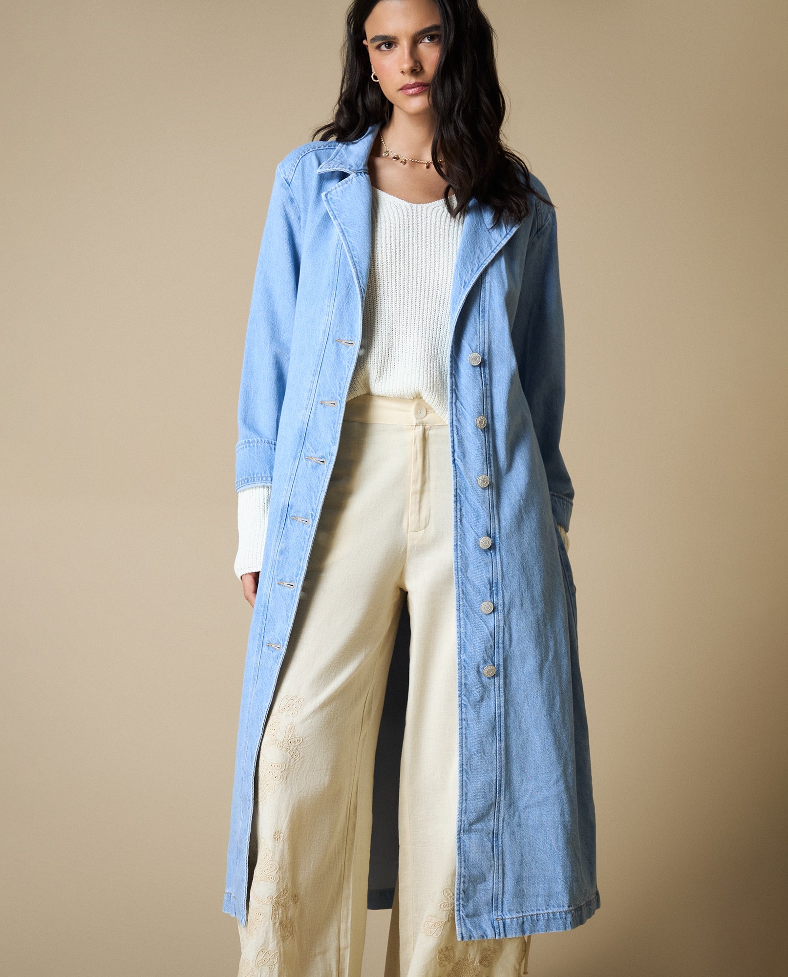 Chaqueta denim ligera mujer - Azul 34_623H007_AZU134110_0
