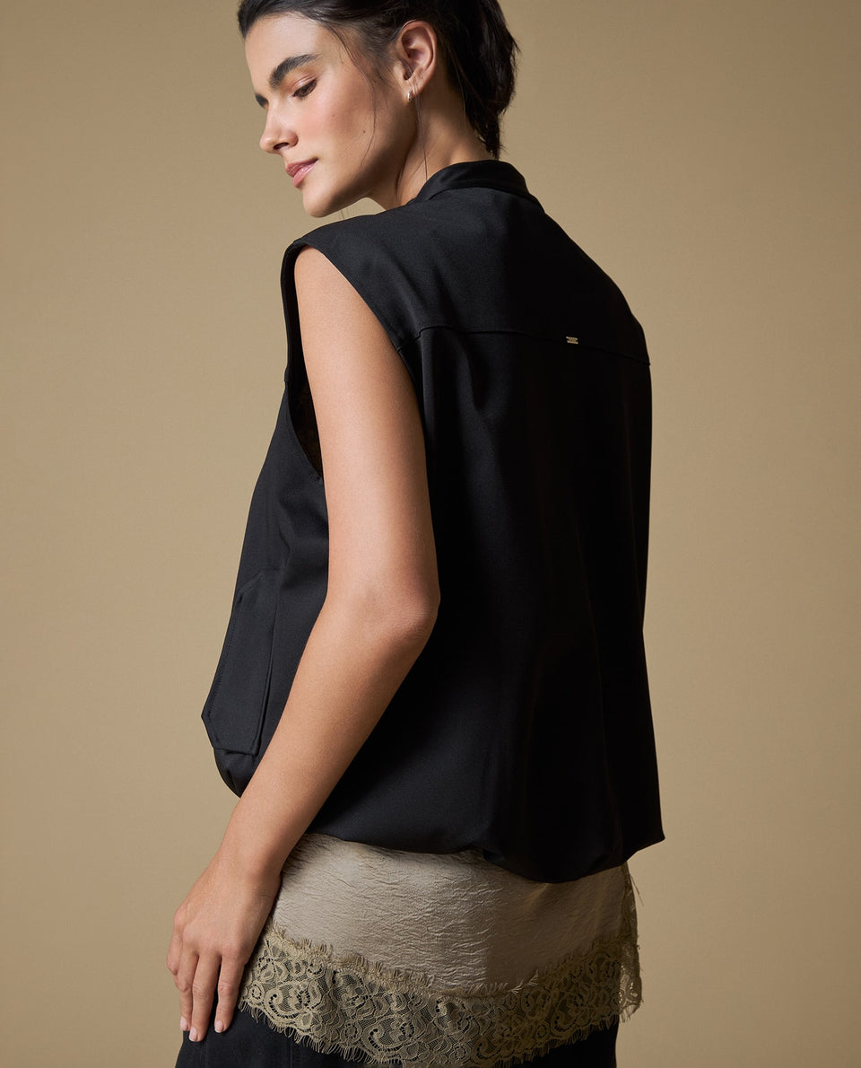 Chaqueta Regular Fit Medio - Negro 34_623H024_NEG190303_7